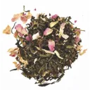 GROENE JASMIJN THEE - JASMIN D'AMOUR - Jasmijnthee. Rozenblaadjes. Perzik. Zak van 1 kg.