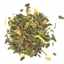 GROENE THEE MET FRUIT - ZOMERSE LEKKERNIJ - Perzik, abrikoos zak 1 kg