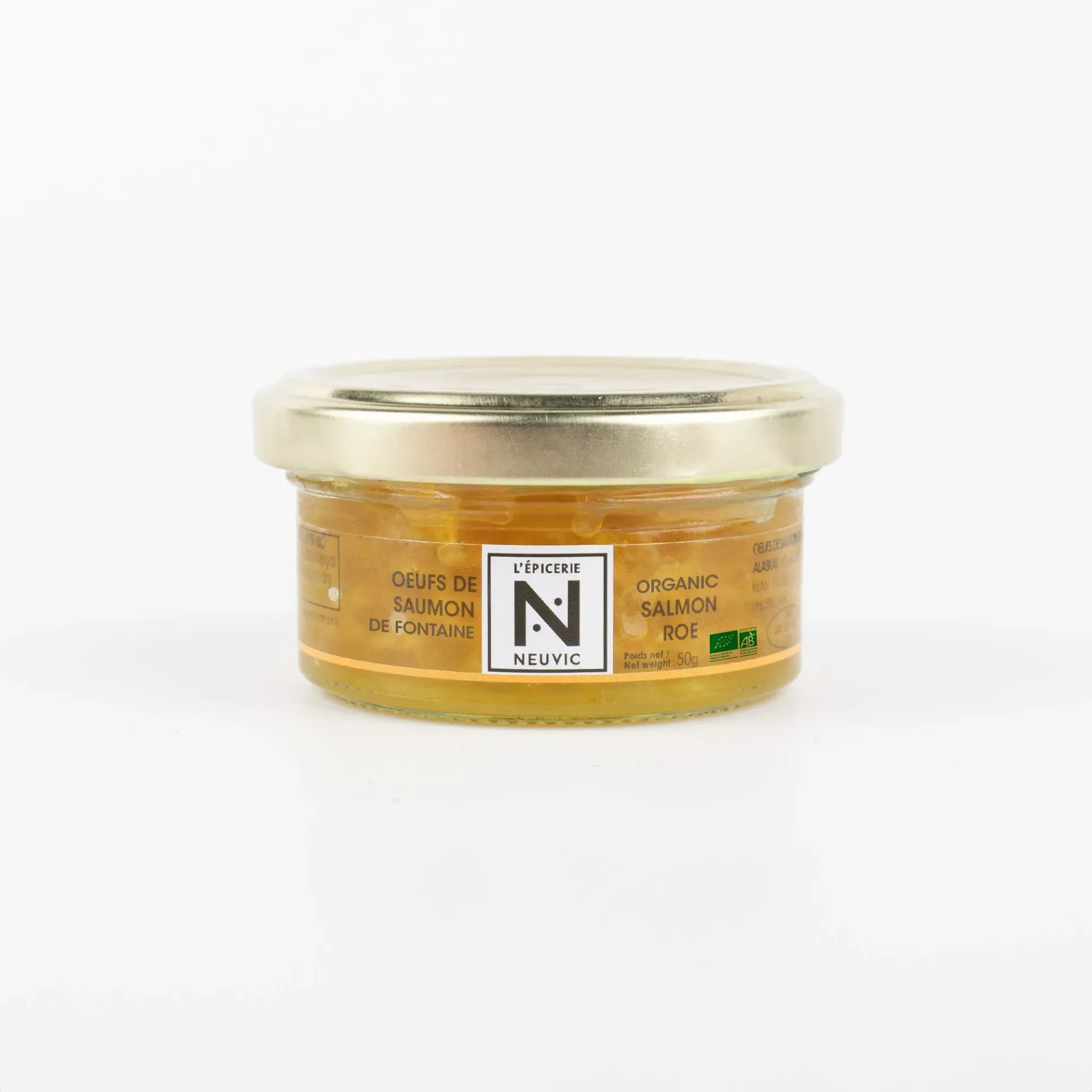 Oeufs de saumon de fontaine (france) - 50g