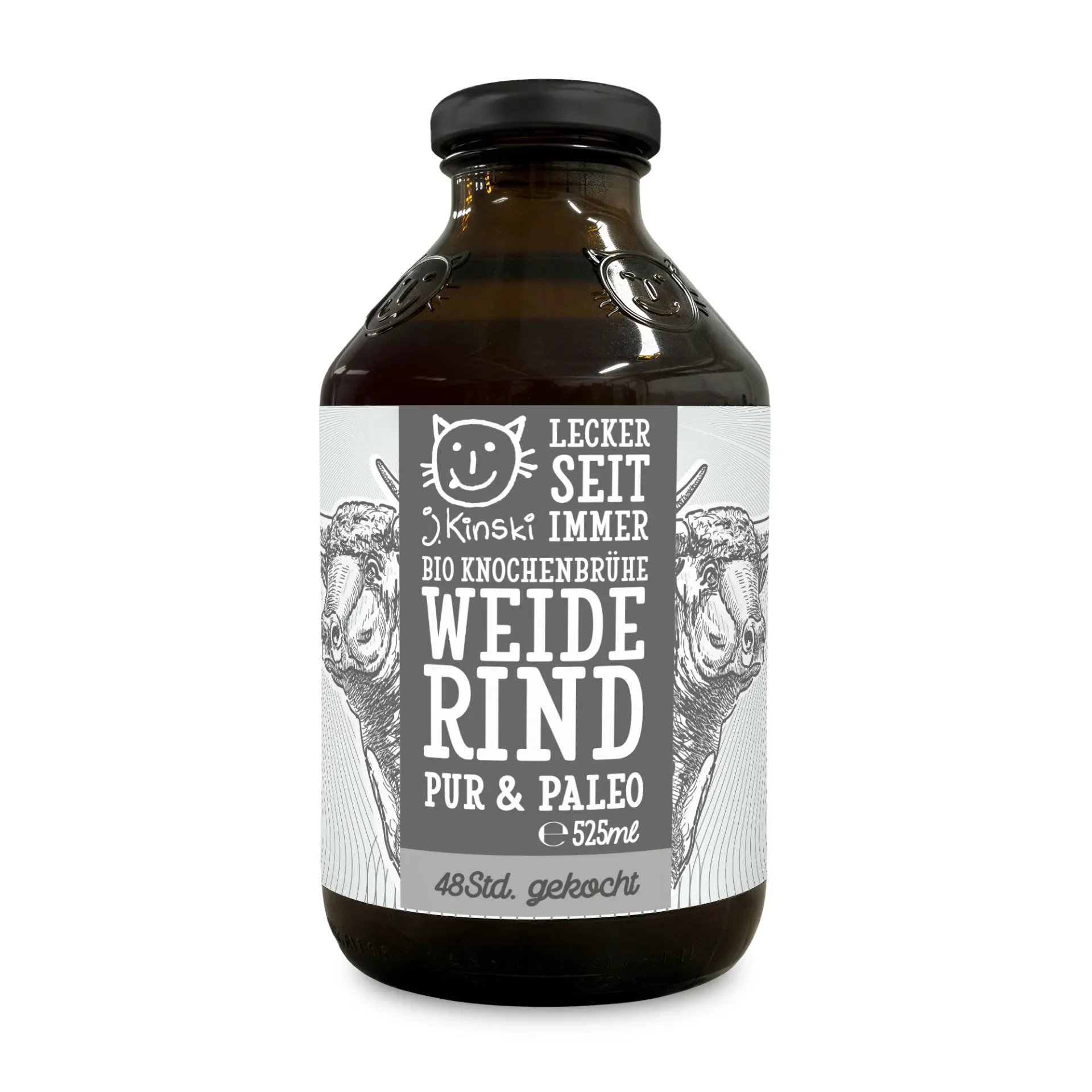 Pure paleo biologische runderbouillon (3,9 g collageen/100 ml) - 525 ml