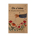 Sachet message : On s'aime un peu beaucoup