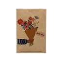 Sachet message : Je t'aime - bouquet