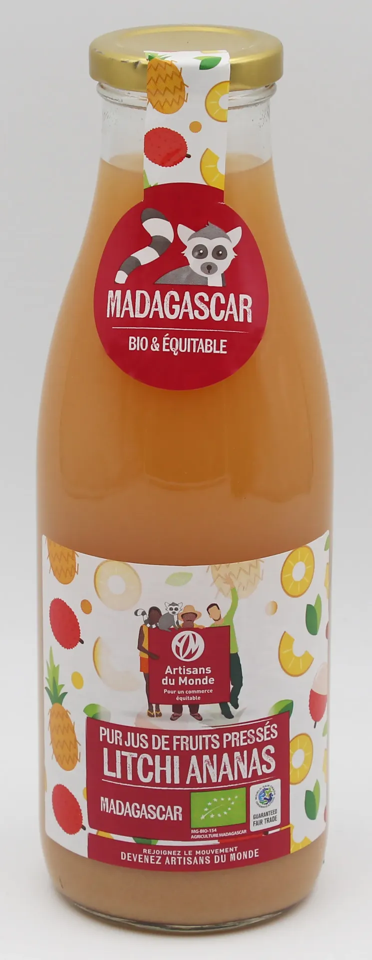 Jus de Madagascar Litchi & Ananas - 75cl